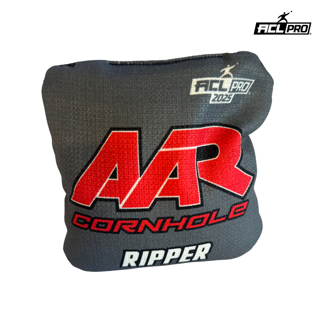 AAR Ripper 2025 - 1x4 Cornhole Bags - ACL Pro AAR Gray/Red