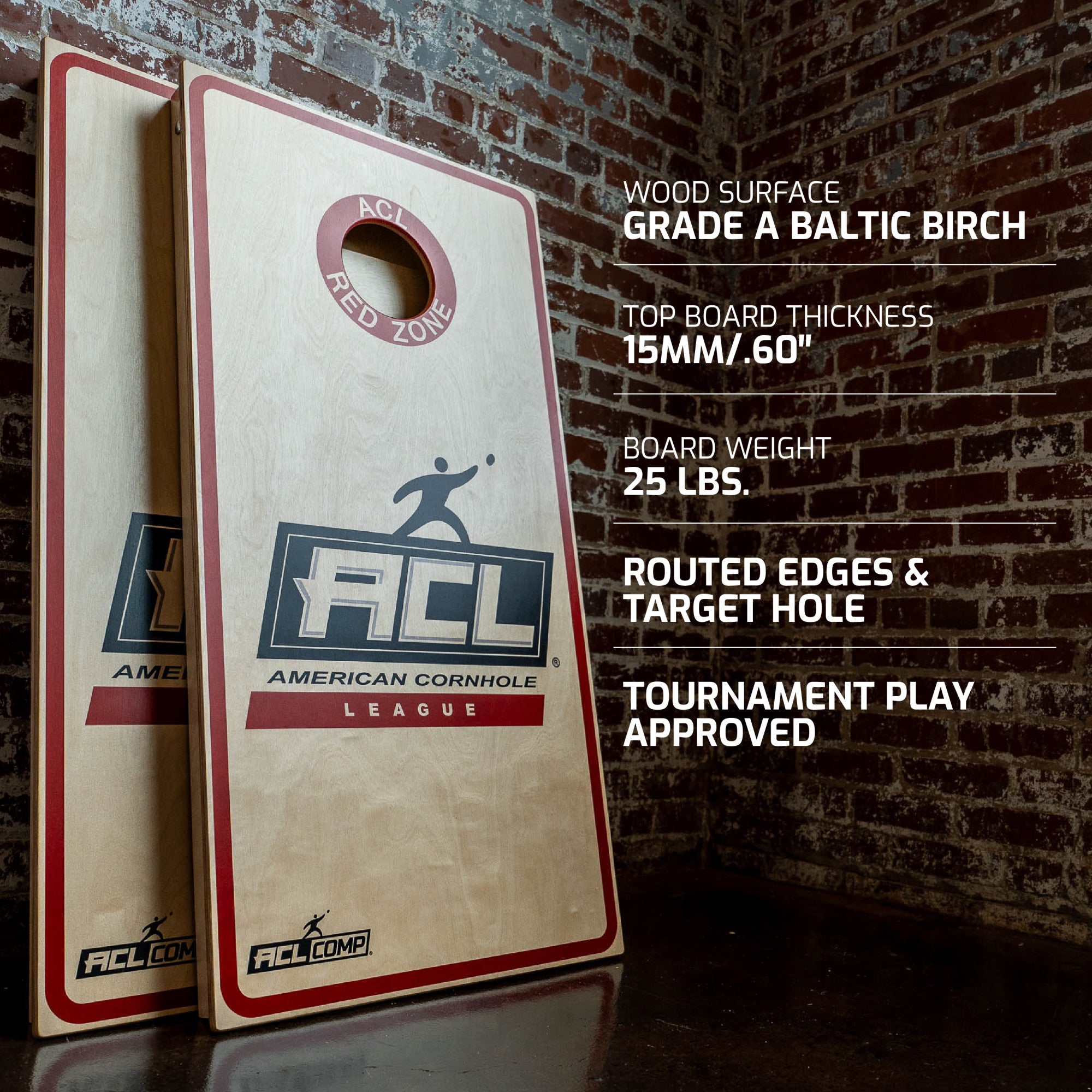 Official American Cornhole League (ACL) Comp Cornhole Set Cornhole sets Wicked Wood Games