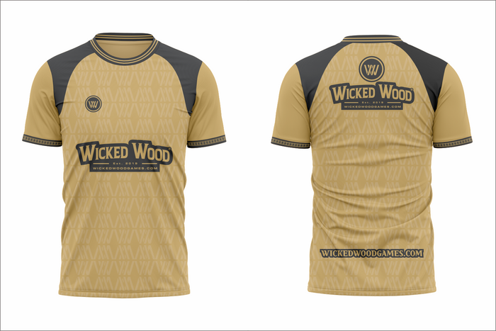 Wicked Wood 2026 Jersey - Gold Wicked Wood Games