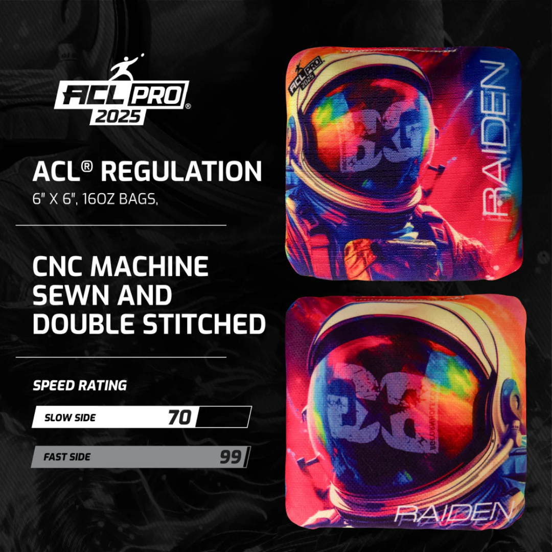 BG - Raiden - 2025 - ACL PRO - 1x4 Cornhole Bags Cornhole Bags BG Cornhole
