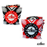 Red Zone Cornhole Bags - 1x4 Bags - 400gr Cornhole Bags Wicked Wood Games Red