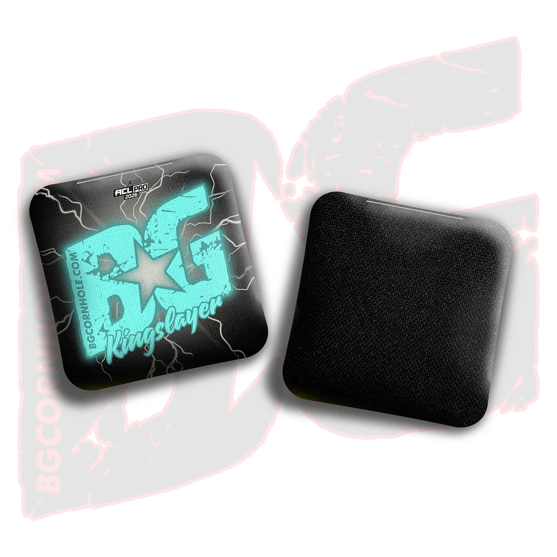 BG Kingslayer 2026 - ACL Pro Bags Cornhole Bags BG Cornhole Blackout- Teal